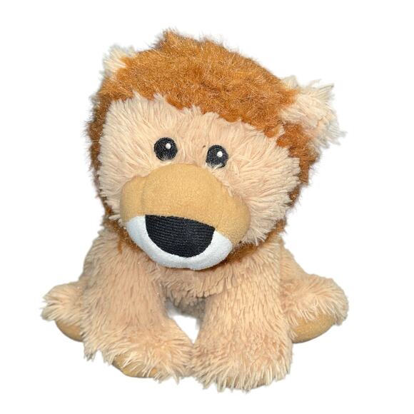 Warmies Plush Lion Jr Microwave Sensory Lavender Heat Therapy Stuffed Nursery 9" - Picture 3 of 11
